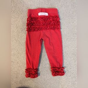 Ruffle Butts Red Pants